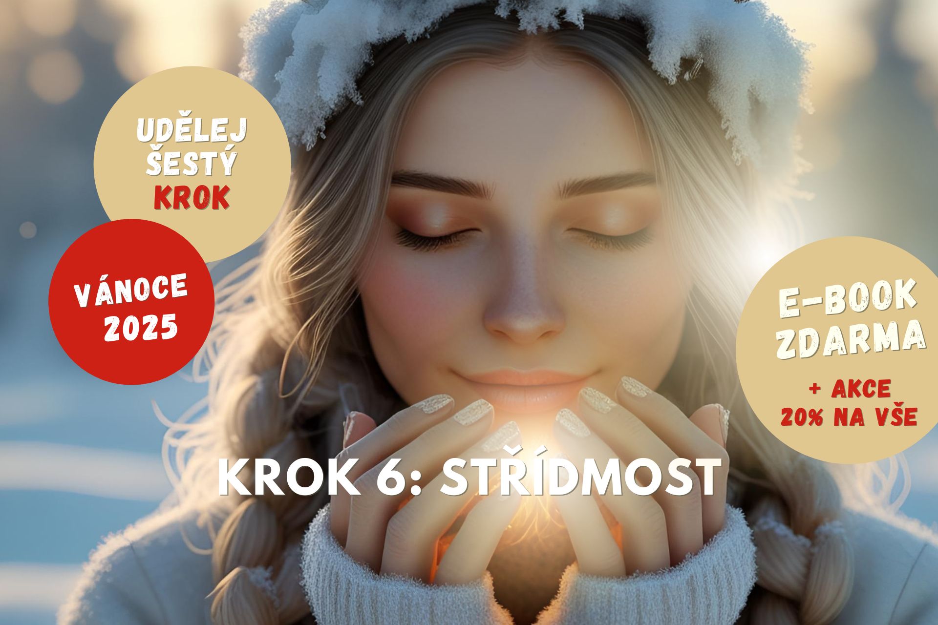 Krok 6: Střídmost – e-book zdarma + tipy na dárky