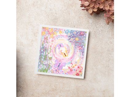 v tobe se cely zrcadlim maly obrazek obraz feng shui tvorime srdcem irena kovarova darek vanoce tip (170)