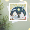 Dum kde bydli laska zima tvorime srdcem irena kovarova feng shui obraz obrazek 21x21cm (6)