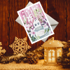 Na stribrnem kopci tvorime srdcem irena kovarova feng shui obraz obrazek 21x21cm (4)