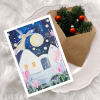 Zima tvorime srdcem irena kovarova feng shui obraz obrazek 21x21cm (3)