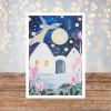 Zima tvorime srdcem irena kovarova feng shui obraz obrazek 21x21cm (2)