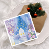 eshop grafika malé obrázky VÁNOČNÍ KOLEKCE zimni sneni o letnich kvetech tvorime srdcem irena kovarova feng shui obraz obrazek 21x21cm (3)