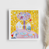 Veselé Vánoce tvorime srdcem irena kovarova feng shui obraz obrazek 21x21cm (9)