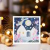 Zima vanocni prani s autorskym obrazkem tvorime srdcem irena kovarova feng shui obraz